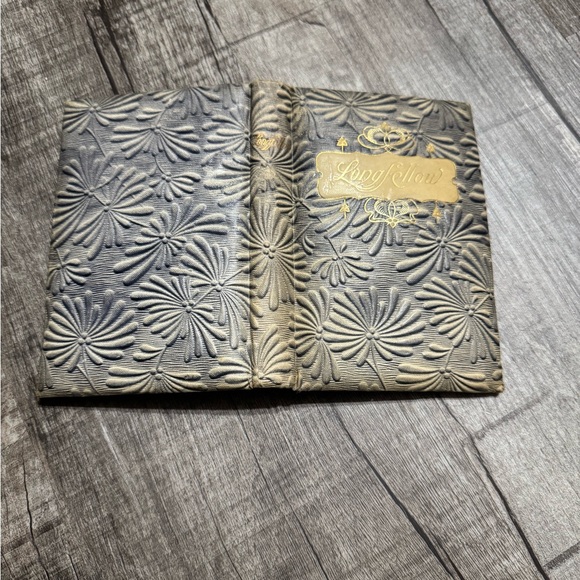 Antique 1893 Longfellow Poetry Book Voices of the Night embossed cover